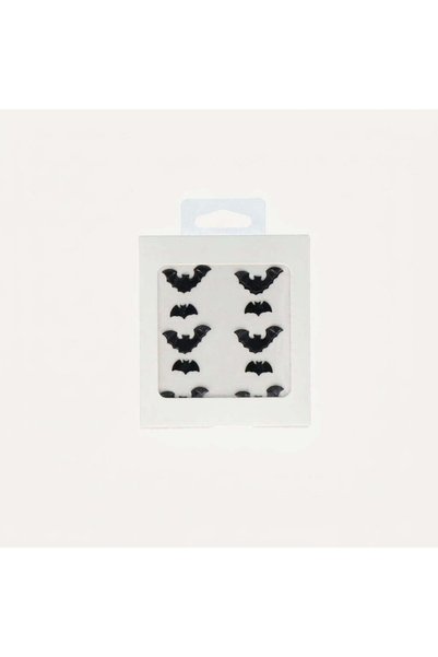 3D Black Bat Shaped Body Sticker