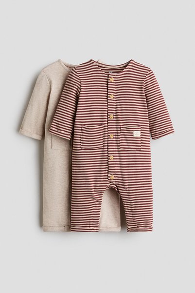 2-Pack Cotton Overalls