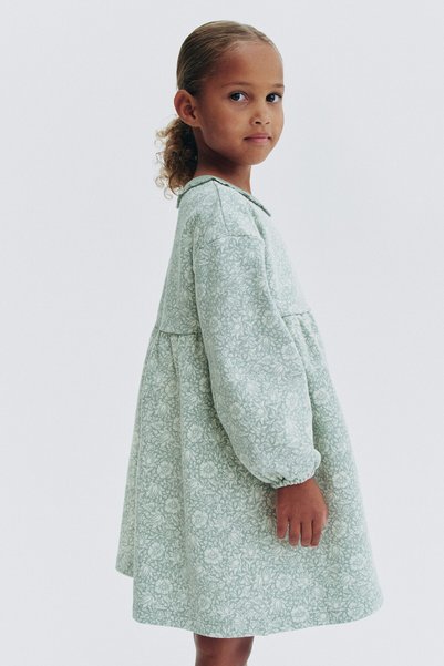 Printed Sweatshirt Dress