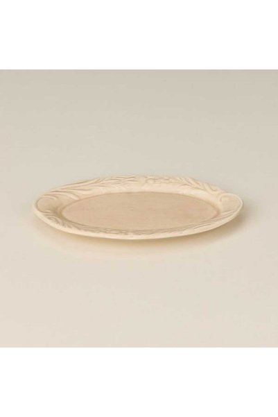 Kitchen Rustic Oval Tray - Off-White - 16 cm