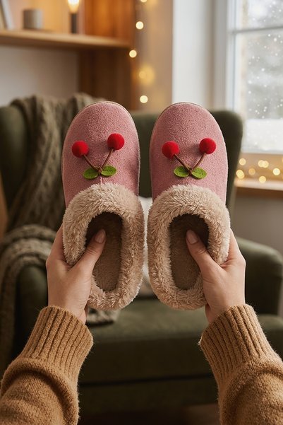Women's Winter Slippers Furry Soft Casual Guest Dowry House Slippers