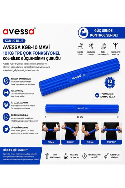 Kbg-10 Tpe Multifunctional Arm-Wrist Strengthening 10 kg