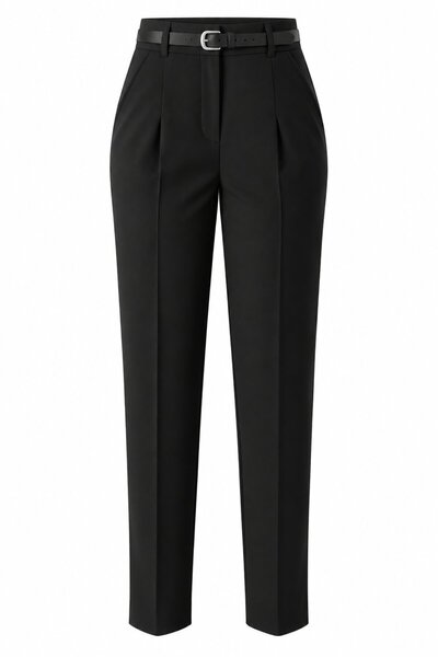 Black Belted Trousers - 2Y3790