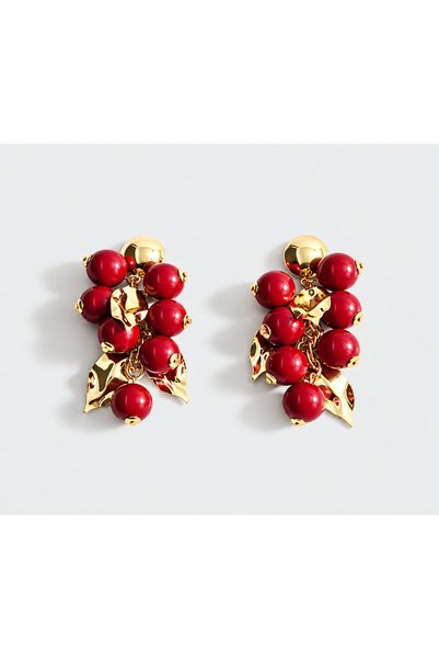 Steel Grape Earrings