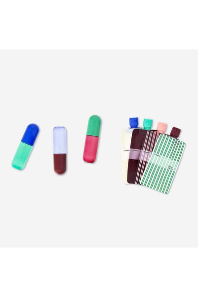 Travel Bottle Set with 7 Bags