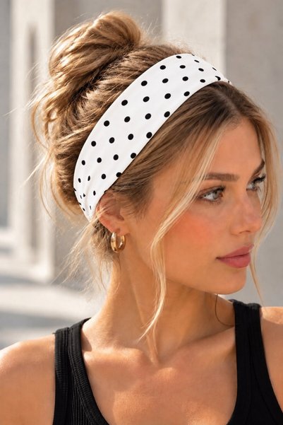 Polka Dot Hair Band