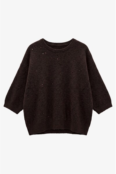 Acı Kahve Glow Half Sleeve Sweater