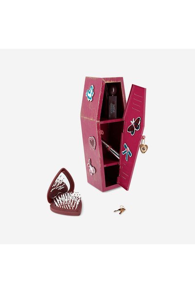 Casket-Shaped Locking Cabinet