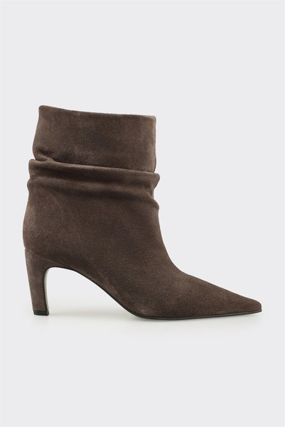 Anthracite Leather Women's Classic Boots