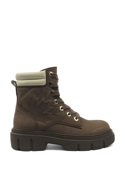 Velda Nubuk Brown Women's Worker Boots