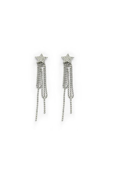 Hanging Stone Star Earrings