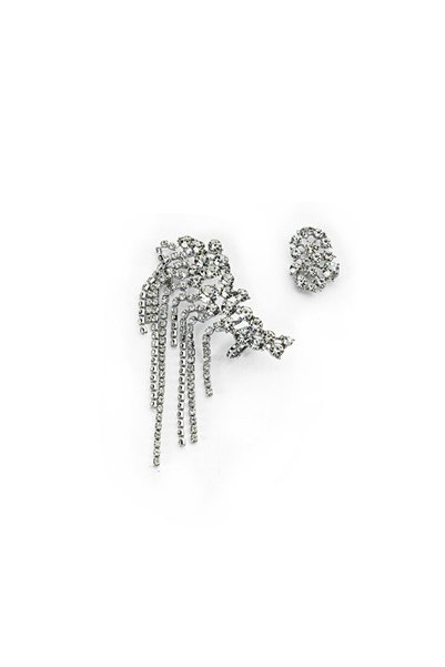 Rhinestone Earring Set