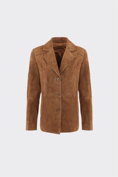 Taupe Color Women's Blazer Jacket