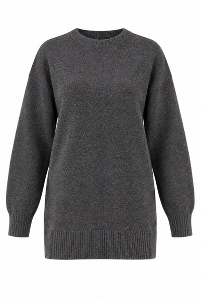 Anthracite Basic Knitwear Sweater - 2Y04595