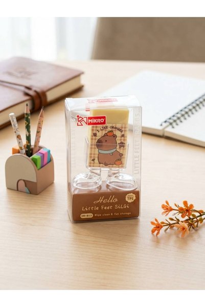Footed Lucky Bear Eraser - Single