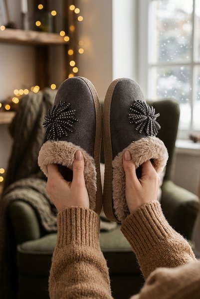 Women's Winter Slippers Furry Soft Casual Guest Dowry House Slippers