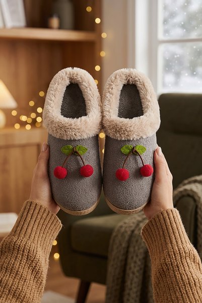 Women's Winter Slippers Furry Soft Casual Guest Dowry House Slippers