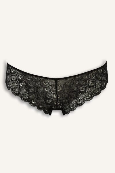 Floral Patterned Lace Brazilian Panties I0814Ax26Au