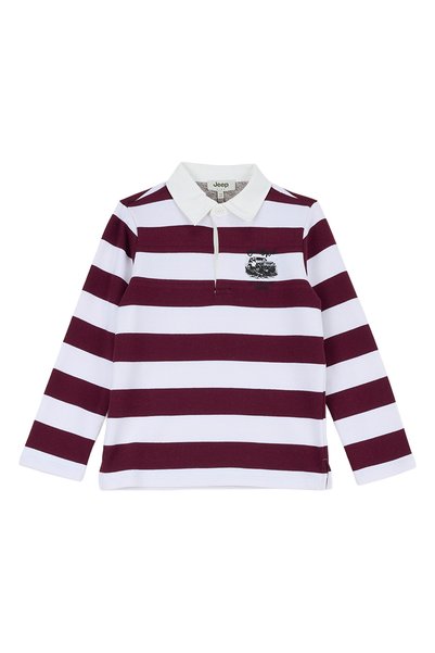 Sweatshirt, 5-6 Years, Ecru - Burgundy