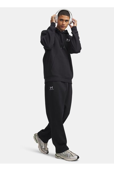 1384034-001 Ua Icon Fleece Pant Black Men's Elastic Loose Fit Sports Sweatpants
