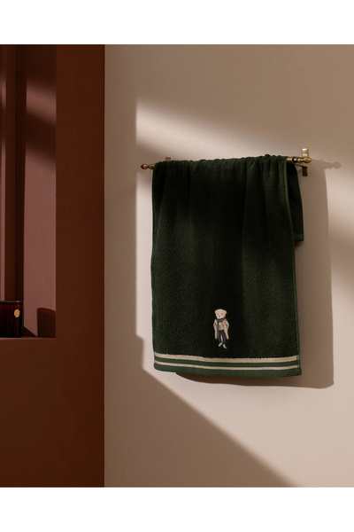 Billie 100% Cotton Face Towel - Green - 50X70 cm