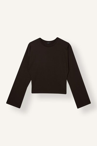 Slim Fit Crew Neck Long Sleeve T-Shirt I9296Ax26Au