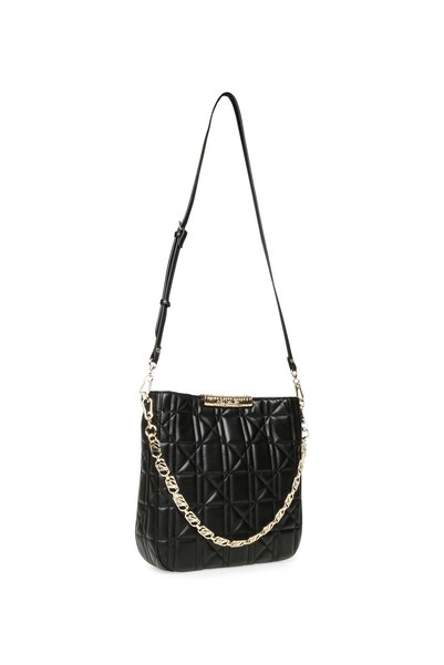 Bkarisa Black Women's Quilted Crossbody Bag