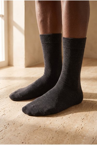 Men's Towel Socks Anthracite