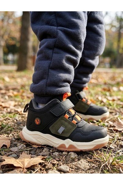 Outdoor winter baby kids casual boots black
