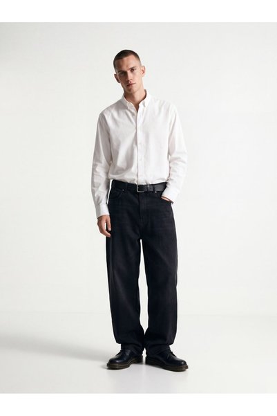 Regular Fit Basic White Shirt