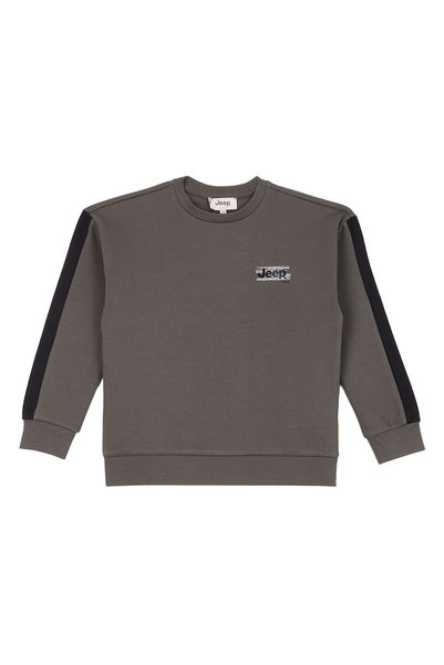 Khaki Boys' Printed Sweatshirt J6Wb-Swt7705