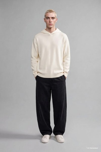 Barrel Fit Normal Tapered Leg Jean Trousers I0167Ax26Wn