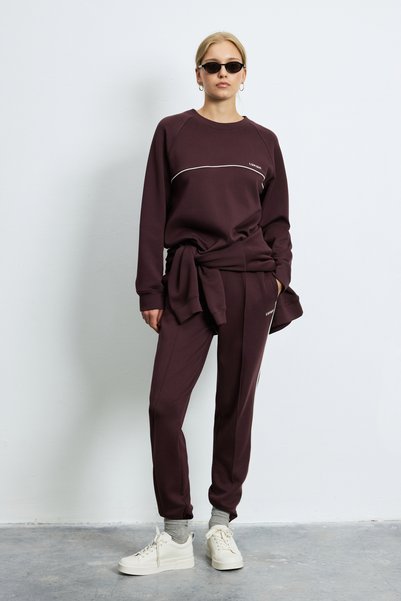 Angelina Women's Knitted Sweatshirt Purple