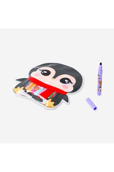 Penguin Box of 10 Felt-Tip Pens
