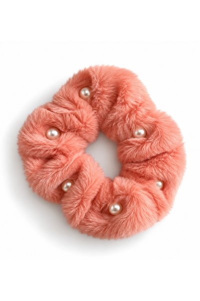 Plush Pearl Scrunchie Buckle