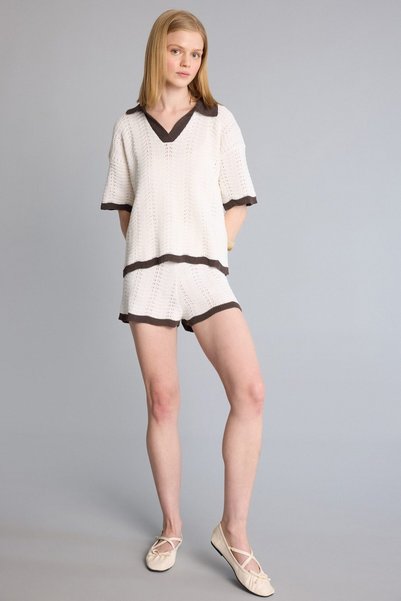 Regular Fit Knitwear Shorts H7775Ax26Sm