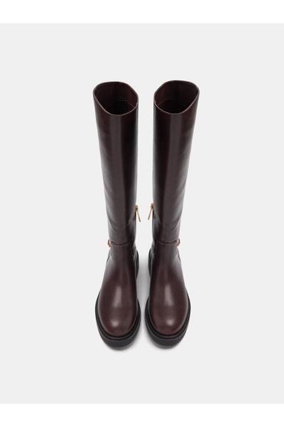 Women's Buckle Detailed Boots