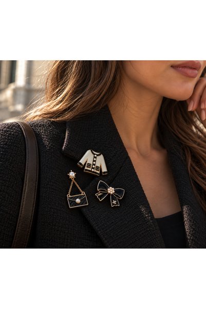 3-Piece Brooch Set