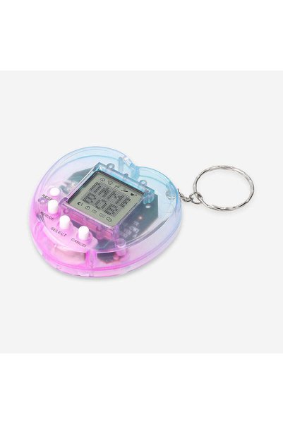 Pink Virtual Baby Shaped Keychain