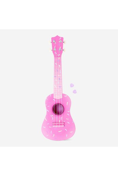 Pink Donut Patterned Ukulele