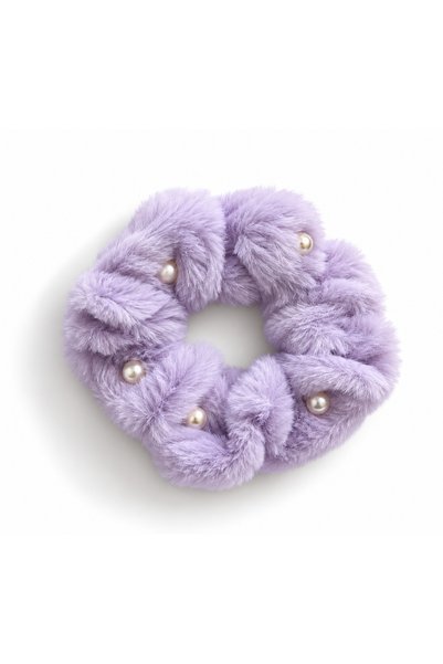 Plush Pearl Scrunchie Buckle