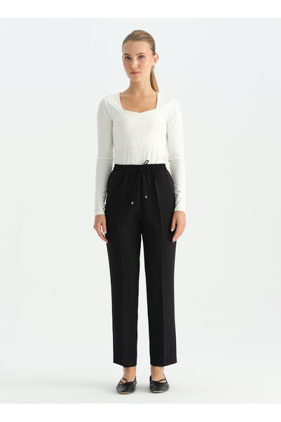 Black Women's Trousers 26Ksl5653