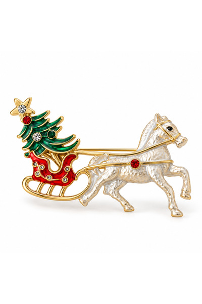 New Year Brooch
