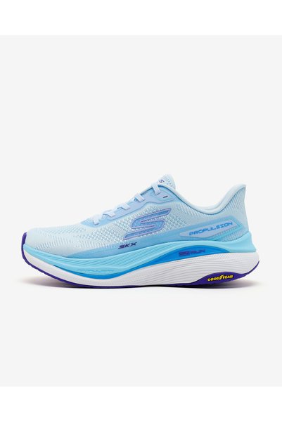 Max cushioning propulsion women's blue running shoes 128908 blu