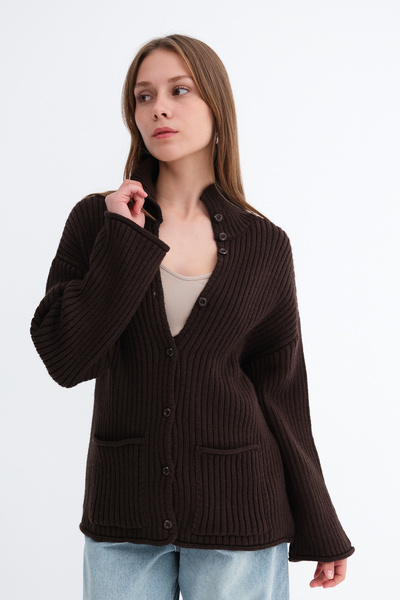 Buttoned Knitwear Cardigan H3578