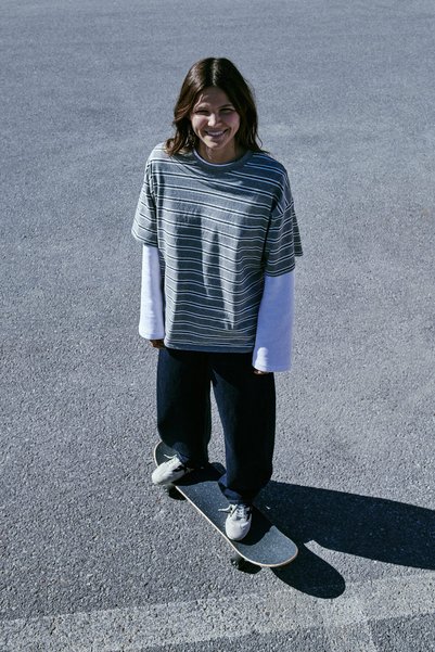 Barrel Regular Waist Jeans
