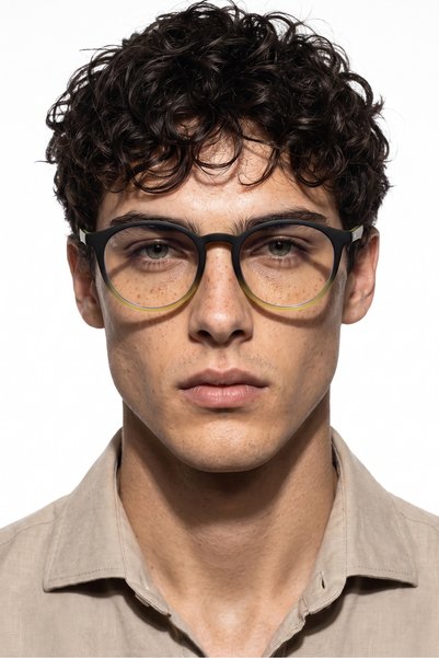 Carmel Black Nude Men's Blue Light Protective Glasses