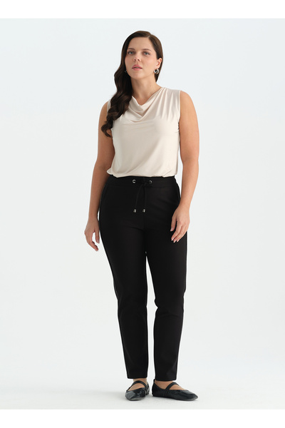 26Ksl5697 Black Women's Trousers