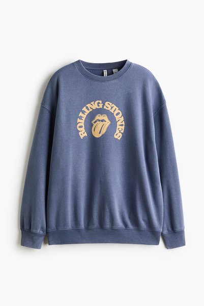 Printed Oversize Sweatshirt