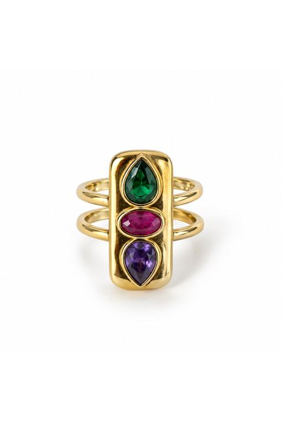 Steel Nova Ring (Adjustable)